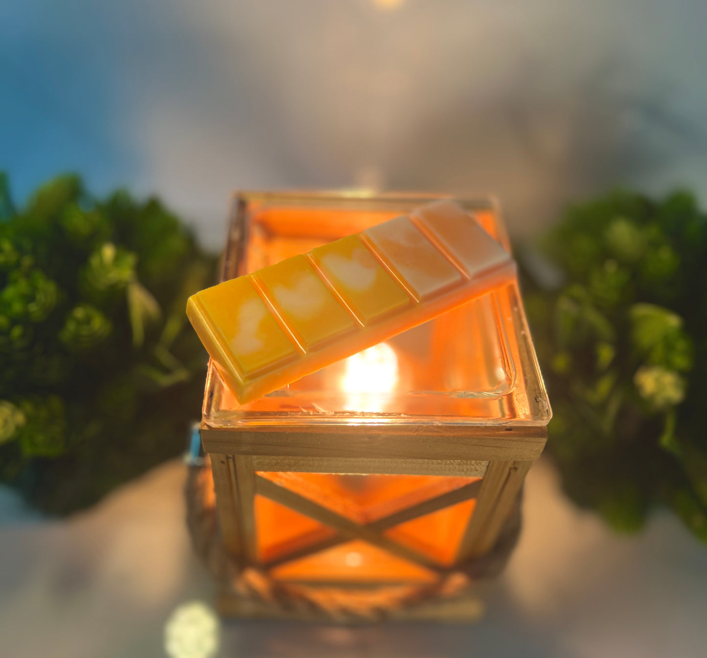 Cera derretida con sabor a caramelo y bourbon