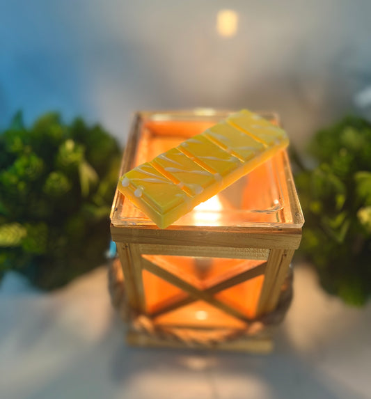 Cera derretida para pudín de plátano