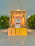 Cera derretida con sabor a caramelo y bourbon