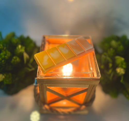 Cera derretida con sabor a caramelo y bourbon
